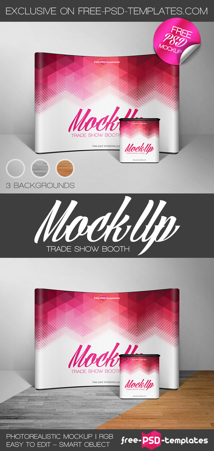 square trade show booth mockup free
